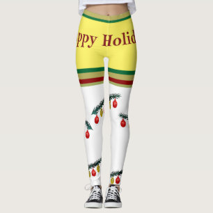 Glad helg Julklubbning Leggings