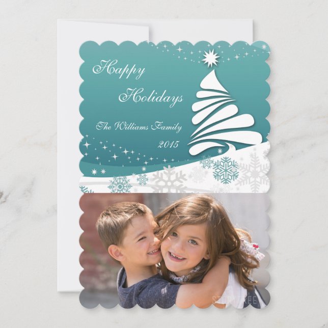 Glad helg julkort (Framsida)