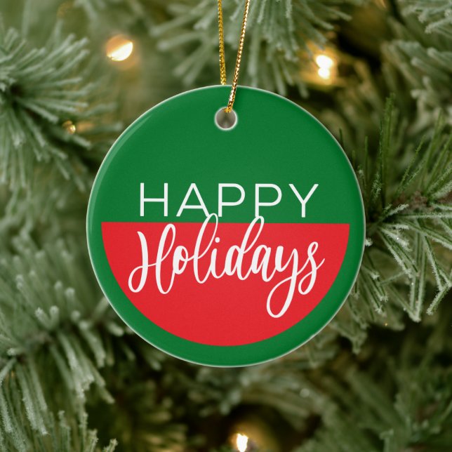 Glad helg - julprydnad julgransprydnad keramik (Träd)