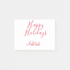 Glad helg Julröd kalligrafi enkel mi Post-it Block