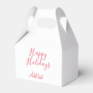 Glad helg Julröd kalligrafi enkel mi Presentaskar