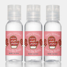 Glad helg Julsocker Cookie Red Mitten