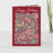 Glad helg-jultomte Animals Burgundy