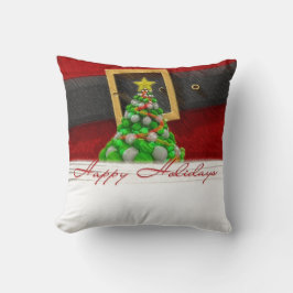 Glad helg Jultomten Kudde