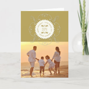 Glad helg Kärlek Peace Joy Ornate Seal Photo