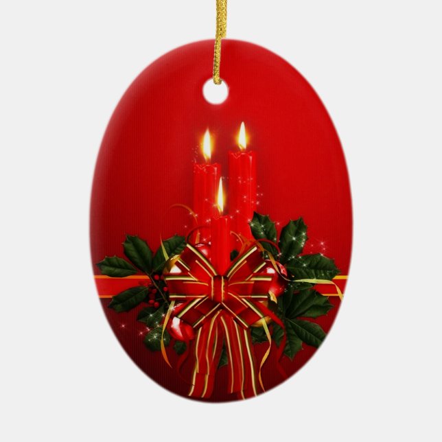 Glad helg keramisk prydnadsföremål julgransprydnad keramik (Framsidan)