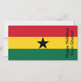 Glad helg-kort från Ghana Julkort