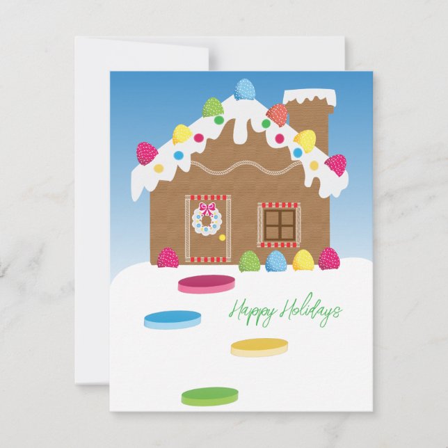 Glad helg-kort julkort (Framsida)