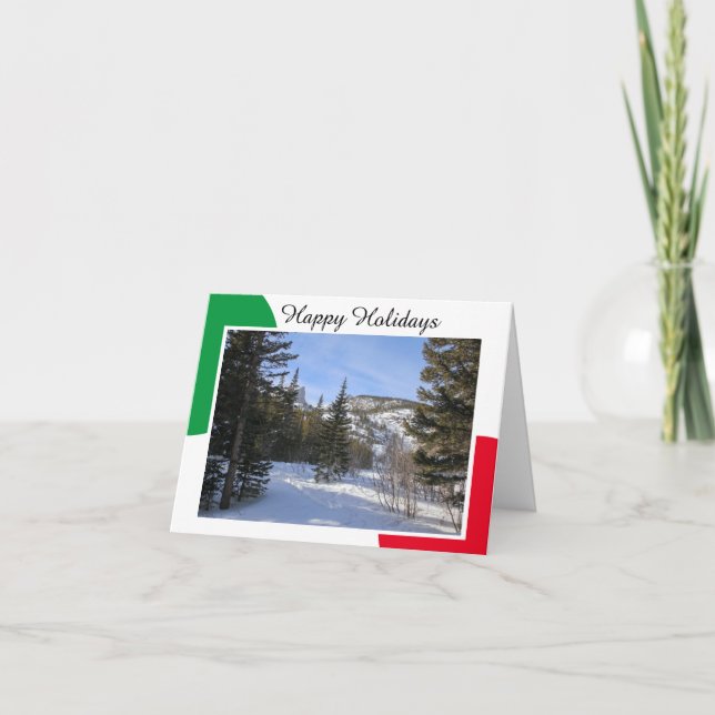 Glad helg-kortmall kort (Framsida)