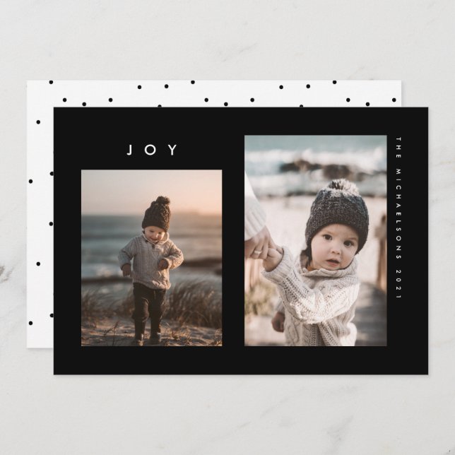 GLAD HELG Lägg till ditt familjefoto (Fram/baksida)