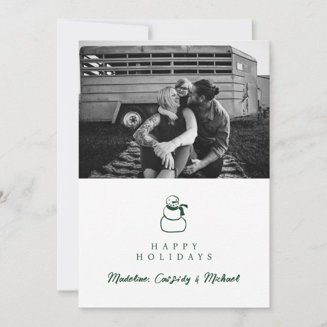 GLAD HELG | Lägg till foto Julkort (Framsida)