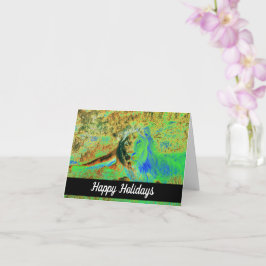 Glad helg lejonare konstkort kort