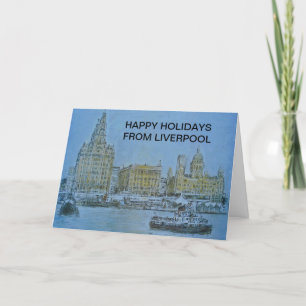 Glad helg Liverpoolkort av Colin Carr-Nall