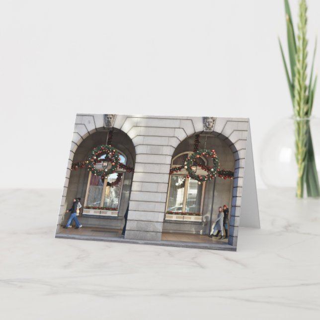 Glad helg London, Förenade kungariket, julhögsäson Kort (Framsida)