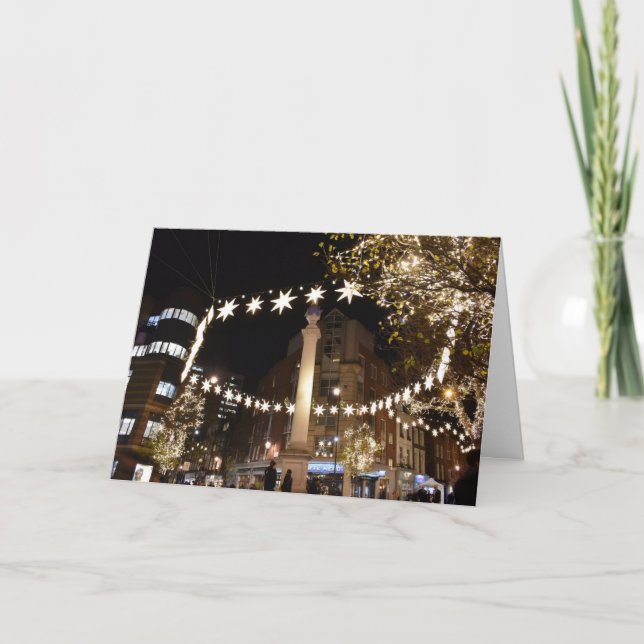 Glad helg London, Förenade kungariket, julhögsäson Kort (Framsida)