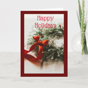 **GLAD HELG** MED BEAUTIFUL WREATH HELGKORT