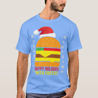 Glad helg med Cheese Family jul Pajama T Shirt