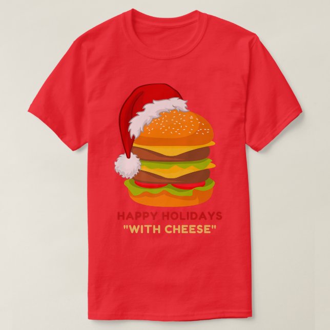Glad helg med Cheese Fnyj Jul T Shirt (Design framsida)