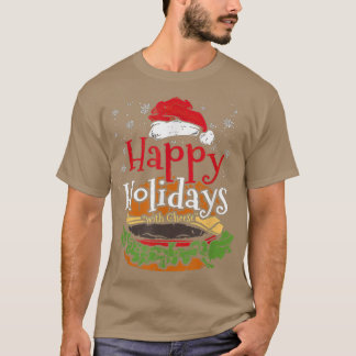 Glad helg med Cheese Funny Cheese Burger T Shirt