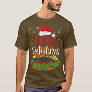 Glad helg med Cheese Funny Cheese Burger T Shirt