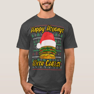 Glad helg med ost Ugly jul Cheesebu T Shirt