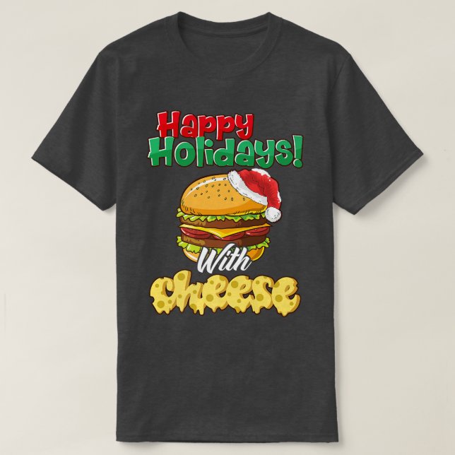 Glad helg med ostburgare t shirt (Design framsida)