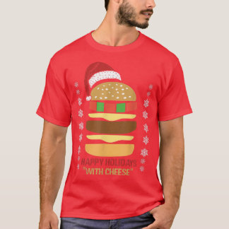 Glad helg med ostsaft jultomten t shirt