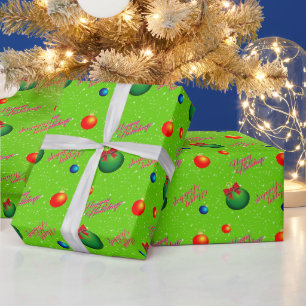 Glad helg med Rosett band och Baubles Presentpapper