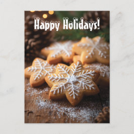 Glad helg med snöformade kakor