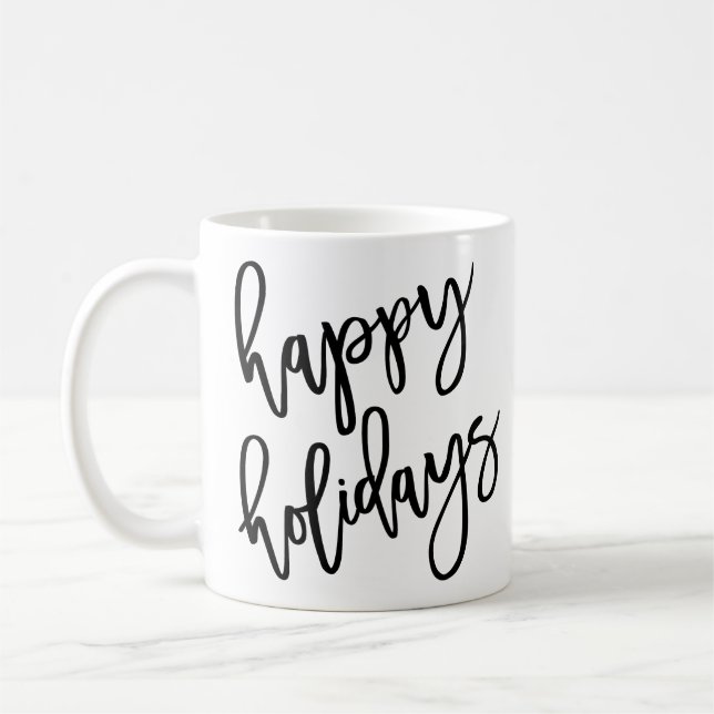 Glad helg Modern Lettering Kaffemugg (Vänster)