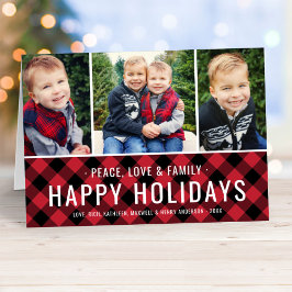 Glad helg Modern Red Buffalo Play Photo