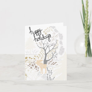 Glad helg Moose Helgdag Card Kort