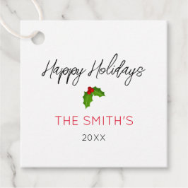 Glad helg Namn-året - julklapp Gåvor Etiketter