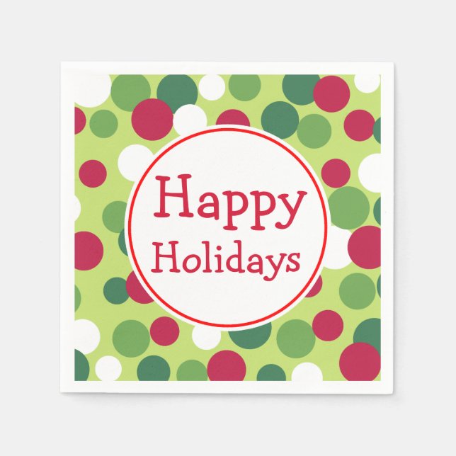 Glad helg Napkins Pappersservett (Framsidan)