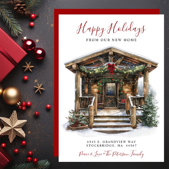 Glad helg New Home Front Flytta Meddelande (Skapare uppladdad)