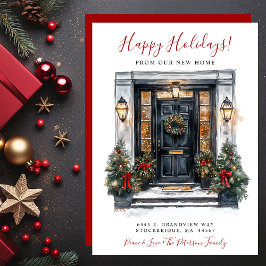 Glad helg New Home Front Flytta Meddelande