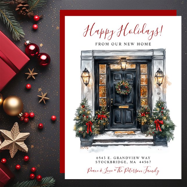 Glad helg New Home Front Flytta Meddelande (Skapare uppladdad)