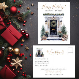 Glad helg New Home Front Flytta Meddelande Vykort