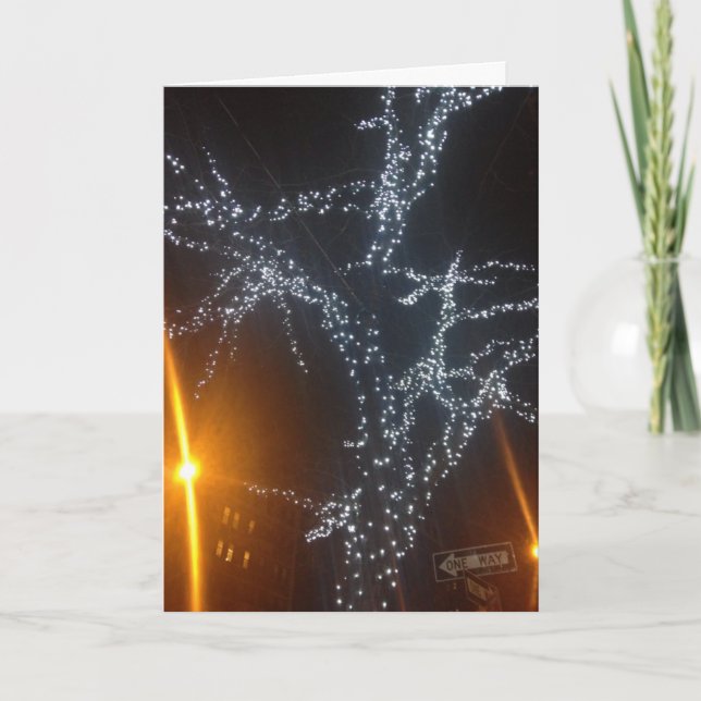 Glad helg New York City jul Ljus NYC (Framsida)