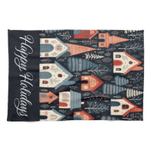 Glad helg Nordiska julbyn Mönster