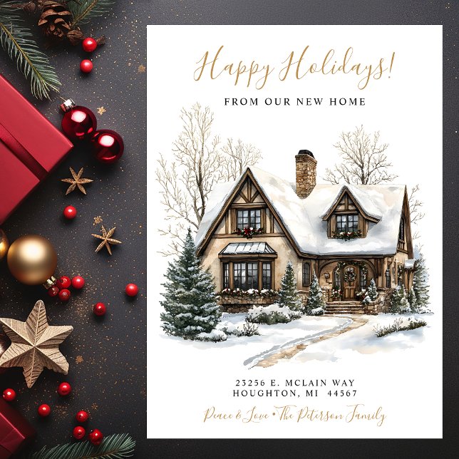 Glad helg Ny Flytta i hemmet Meddelande (Skapare uppladdad)