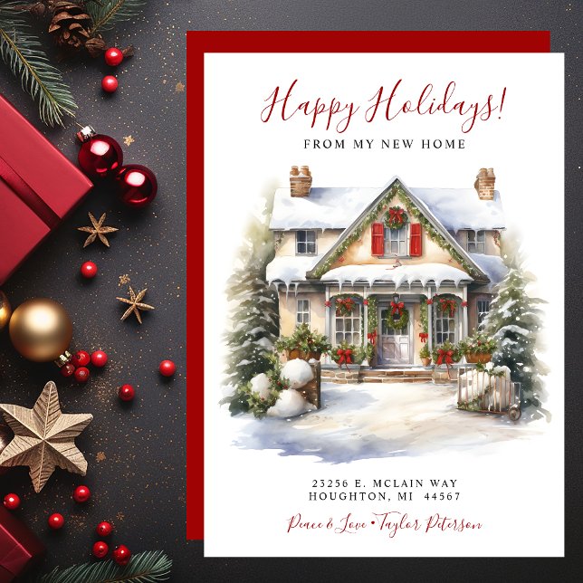 Glad helg Ny Flytta i hemmet Meddelande (Skapare uppladdad)