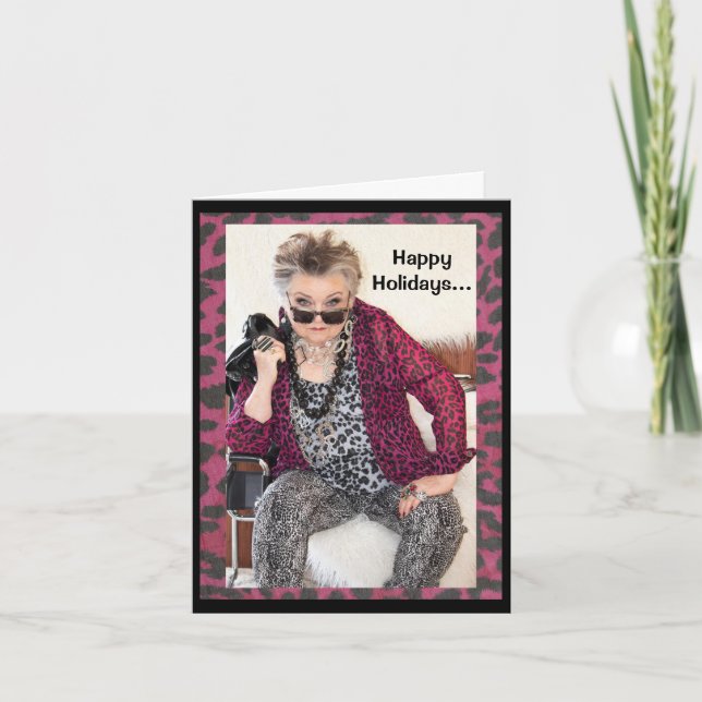 Glad helg och ett nytt årskort kort (Framsida)