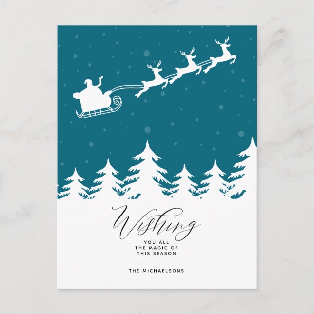 GLAD HELG | Önskar alla Magic Postcar Vykort (Framsida)