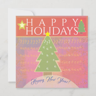 "Glad helg" Peace, Gott nytt år Hälsning Tack Kort