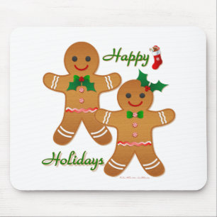 Glad helg Pepparkaksgubbe Boy Girl Musmatta