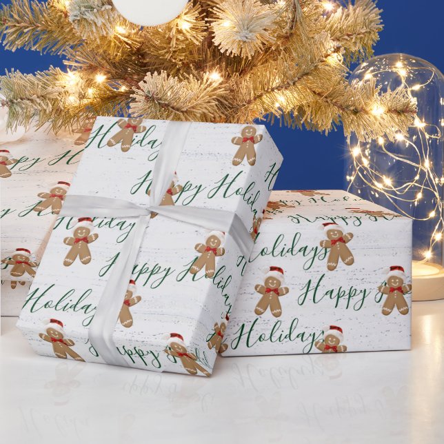 Glad helg Pepparkaksgubbe Presentpapper (Helgdagar)