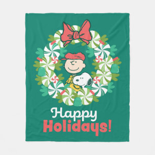 Glad helg   Peppermint Candy Wandeans Fleecefilt
