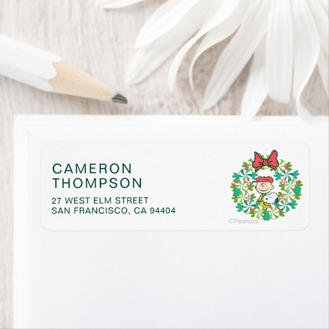 Glad helg | Peppermint Candy Wandeans Returadress Etikett (Insitu)