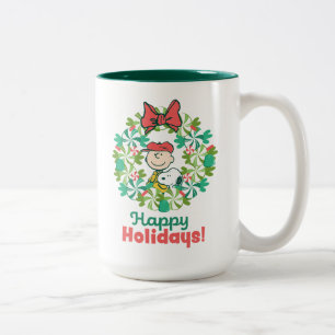 Glad helg Peppermint Candy Wandeans Två-Tonad Mugg